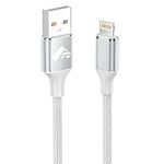 Aioneus iPhone Charger Cable, iPhone Charging Cable MFi Certified Lightning Cable Fast Charging iPhone Cable Lead Nylon Lightning to USB Cable for iPhone 14 13 12 11 Pro Max XS XR X 8 7 6 Plus 5 SE