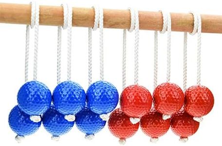 LONGKEY Ladder Ball Replacement Balls Ladder Balls Made from Real Golf Balls 6 Pack