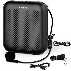 NORWII Portable Rechargeable Mini Voice Amplifier with Wired Microphone Headset & Waistband, Personal Voice Amplifier for Teachers, Presentation, Tour Guides, Meeting, Presentation, Coaches