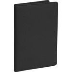 Royce Leather Passport Holder and Travel Document Organizer in Leather, Black, One Size