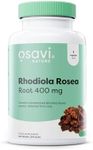 Osavi Rhodiola Rosea Root 400mg - 120 Vegan Caps | Adaptogenic Support for Reducing Stress-Induced Fatigue and Enhancing Mental & Physical Wellbeing