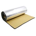 sourcingmap 197mil 5mm 10.97sqft Heat Sound Deadening Deadener Insulation Mat for Car 79x20inch