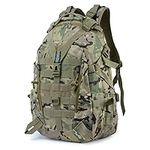 jianyana 25L Military Tactical Backpack for Men Women Army Molle Rucksack 3 Day Assault Pack Bug Out Bag Hunting Camping Hiking Rucksack