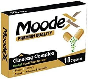 MoodeX Gold-New Stronger for Longer Formula for Men - Ultra Strong Performance Enhancing Pills, Stamina Endurance Booster Gold Supplement Pills for Men - 10 Ginseng Capsules 700MG