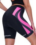 Sportneer Padded Cycling Shorts Women Cycling Shorts Women Cycle Shorts Womens 4D Padded Bicycle Cycling Underwear Shorts w/Anti-Slip Design, Breathable & Adsorbent