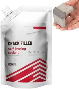Concrete Crack Filler, Flexible Mortar Repair Cement, Spackling Paste, Waterproof Repairs Filler, Flexible Concrete Crack 500ml Gray