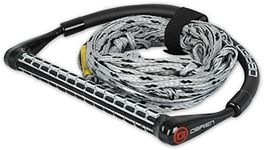 O'Brien 4 Section Poly E Wake Surf Rope Combo, Black