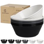 Greentainer Unbreakable Large Cereal Bowls Sets,6 PCS Unbreakable Cereal Bowl 36 OZ,Soup Bowl Sets for Serving Soup,Oatmeal and Salad, Microwave & Dishwasher Safe,BPA Free