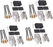 Upgraded 4Pack 330031 Range Burner Receptacle Kit by Beaquicy - Replacement for Whirl-pool Ken-more Range/Stove - Replaces 814399 5303935058 5301167733