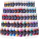 LET'S RESIN 60 Colors Mica Powder,N