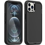 AICase for iPhone 12/iPhone 12 Pro Case 2020 6.1", Drop Protection Full Body Rugged Heavy Duty Case, Shockproof/Drop/Dust Proof 3-Layer Protective Tough Durable Cover for Apple iPhone12/iPhone12 Pro