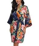 VOGMATE Floral Silk Robes for Women