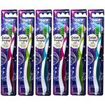 Oral-B Kid Pro-Health Junior Crossaction Galaxy Manual Toothbrush, Ages 6+, Soft-Pack Of 6,Assorted