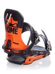Rome Snowboards D.O.D. Snowboard Bindings, Orange, Small/Medium