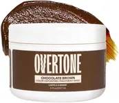 oVertone Haircare Color Depositing Conditioner - 8 oz Semi Permanent Hair Color with Shea Butter & Coconut Oil - Temporary Hair Color Dye - Vegan, Cruelty-Free - Chocolate Brown
