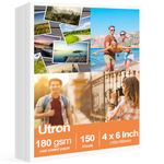 Utron 150 Sheets Glossy Photo Paper, 4x6“, Photo Paper for Printer, Photo Printer Paper, Chip Bag Printing Paper