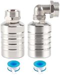 2PCS 304 Stainless Steel Fully Automatic Water Level Control Float Valve, Auto Shut Off Mini Float Valve Automatic Water Tank Water Level Controller (Color : C)