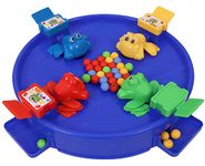 Toyshine Foody Frogs Family Board Game, 4 Player Frog Game (D-Lite)