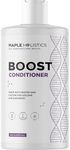 Boost Biotin Conditioner for Hair Growth - Sulfate Free Biotin and Collagen Conditioner for Women and Men with Moisturizing and Volumizing Castor and Rosemary Oil for Fine Weak & Dull Hair (16 Fl Oz)