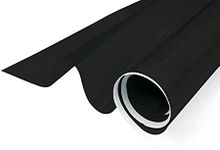 G Greenfilm Static Cling Window Tint 5% Easy DIY for Home and Residential and Automotive, No Glue Privacy Insulating Dark Black Window Film… (24" x 82")