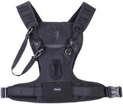 Nicama Camera Carrying Chest Harness Vest with Secure Straps Compatible with 1 Camera Canon Nikon Sony Panasonic Olympus DSLR for Hiking, ZOOM Audio Recorder H6