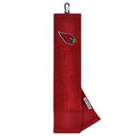 Team Effort Arizona Cardinals Face/Club Tri-Fold Embroidered Towel