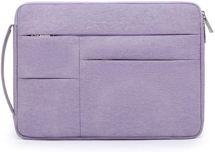 HYZUO 13,3-14 Pouces Housse pour Ordinateur Portable avec Poignée Latérale pour MacBook Pro 14, MacBook Air/Pro 13, 13,8"-13,5" Surface Laptop, Sacoche pour 13 Pouces HP Dell Asus, Lilas purple