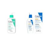 CeraVe FOAMING Face Cleanser, Gentle Face Wash with Hyaluronic Acid, Niacinamide, Ceramides & Facial Moisturizer with SPF 30. Face Sunscreen Lotion with Hyaluronic Acid, Niacinamide