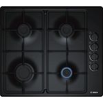 Bosch Home & Kitchen Appliances Bosch PBP6B6B60 Gas hob, 60 cm, Black, Serie 2, Built in