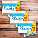 12 Bounty Coconut & Milk Chocolate Snack Bar each 57g