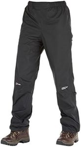 Berghaus Women's Paclite Gore-Tex Waterproof Over Trousers, Black, 10/Regular