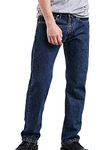 Levi's Men's 505 Regular Fit Jean, Dark Stonewash, 36x32