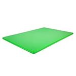 Commercial Plastic Cutting Board, NSF - 18 x 12 x 0.5 inch (Green)