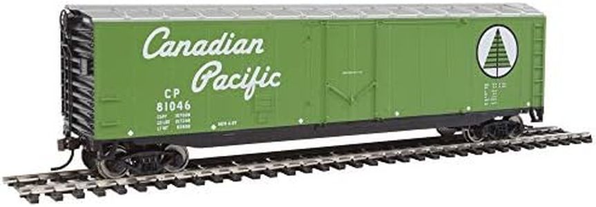 Walthers Trainline 50’ Plug-Door Boxcar with Metal Wheels Ready to Run Canadian Pacific