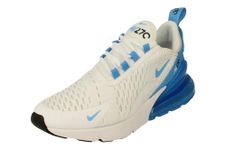 NIKE Womens Air Max 270 Running Trainers AH6789 Sneakers Shoes (UK 4 US 6.5 EU 37.5, White University Blue Black 118)