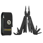 Leatherman Surge Stainless Steel Full Size Multitool | Closed Length: 11.5 cm | 21 In 1 Functional Tools with Nylon Sheath | Weight: 335 g | 25 years warranty | Outdoor