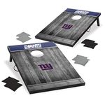 Wild Sports 2'x3' MDF Wood NFL New York Giants Cornhole Set - Grey Wood Design