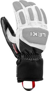 Leki Guantes 3D Griffin Pro, color blanco, EU 7,5