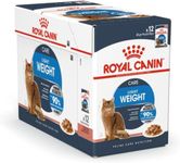 Royal Canin Ultra Light Weight Care in Gravy Adult Wet Cat Food 85g (Pack of 12)