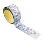 WINTAPE 40 Inch Tape Measure, Waterproof Adhesives, Durable Material, Imperial/Metric Ruler, 1.6 cm Width, 101 cm Length