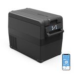 Alpicool NCF45 45L Compressor Car Refrigerator, Portable Camping Fridge DC 12v Freezer for TruckCampervanRVBoat, -20℃ to 20℃(Black)