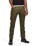 G-STAR RAW Men's Rovic Zip 3D Regular Tapered Pants Pants, Green (dk bronze green D02190-5126-6059), 34W / 34L