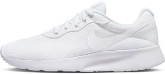 Nike Women's Tanjun Running Shoes, Weiã Weiã Volt, 7.5 US