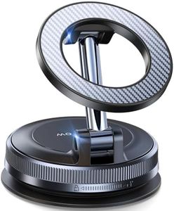 for Magsafe Car Mount,Vacuum Magnetic Phone Holder Car Phone Holder Mount【90+LBS＆26 Powerful Magnets】Suction Cup Mobile Phone Holder for Car Accessories/Gym/Mirror/Kitchen for iPhone 17 Pro Max 16 15