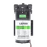 LEFOO Diaphragm Pressure Water Pump 24V DC for Reverse Osmosis System 75GPD Industrial RO Pump for Home, Garden, RV, Liquid Transfer, Marine, Agriculture(3/8"NPT"O")