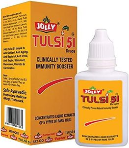 Jolly Tulsi 51 Drops Natural Immunity Booster (Light Gold)- 30 Ml (1)