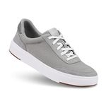 Kizik Prague Comfortable Breathable Canvas & Suede Leather Slip On Sneakers - Easy Slip-Ons | Casual Shoes for Men, Women and Elderly | Stylish, Convenient and Orthopedic Shoes for Everyday and