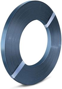 NVOYAJUAN Bluing Steel Strapping Coil 1 1/4" x .030" x 950' Metal Banding Strap Break Strength 5800lbs Heavy Duty Pallet Strapping Roll(1 Roll Single Ply)