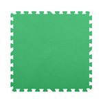 Flooring Inc's Puzzle Exercise Mats, EVA Foam Interlocking Floor Mats for Protective, Cushioned Workout Flooring for Home and Gym Equipment, Multiple Sizes & Colors (12, Green, 1/2" Thick)