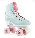 Rio Roller Roller Skates Script Teal/Coral (US 9 Men's/EU 42) Women's 10.5